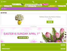 Tablet Screenshot of bessiesfloraldesignsinc.com